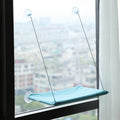 Hamac de fenêtre pour chat à ventouses, housse lavable
